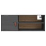 Armarios de pared 2 uds madera maciza pino gris 80x30x30 cm de vidaXL, Estantes y estanterías - Ref: Foro24-818390, Precio: 7...