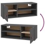 Armarios de pared 2 uds madera maciza pino gris 80x30x30 cm de vidaXL, Estantes y estanterías - Ref: Foro24-818390, Precio: 7...