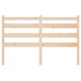 Cabecero de cama madera maciza de pino 146x4x100 cm de vidaXL, Cabeceros y pies de cama - Ref: Foro24-818420, Precio: 34,10 €...