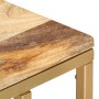Mesa auxiliar de madera maciza de mango 35x45x65 cm en Mesas auxiliares | Comprar online en Foru.es