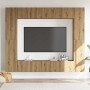 Mueble para TV de pared madera contrachapada artesanal 8 piezas en Muebles TV | Comprar online en Foru.es