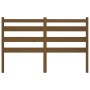 Cabecero de cama madera maciza de pino marrón miel 186x4x100 cm de vidaXL, Cabeceros y pies de cama - Ref: Foro24-818438, Pre...