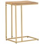 Mesa auxiliar de madera maciza de mango 35x45x65 cm en Mesas auxiliares | Comprar online en Foru.es