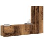 Muebles de TV de pared 3 uds madera vieja madera de ingeniería en Muebles TV | Comprar online en Foru.es