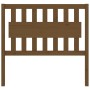 Cabecero de cama madera maciza pino marrón miel 105,5x4x100 cm de vidaXL, Cabeceros y pies de cama - Ref: Foro24-818558, Prec...