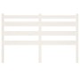 Cabecero de cama madera maciza de pino blanco 126x4x100 cm de vidaXL, Cabeceros y pies de cama - Ref: Foro24-818411, Precio: ...