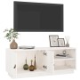 Mueble de TV de madera maciza de pino blanco 105x34x40 cm de vidaXL, Muebles TV - Ref: Foro24-818221, Precio: 63,43 €, Descue...