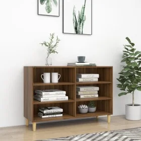 Aparador de madera de ingeniería marrón roble 103,5x35x70 cm de vidaXL, Aparadores - Ref: Foro24-813184, Precio: 68,93 €, Des...