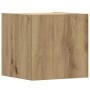 Mueble para TV de pared madera contrachapada artesanal 6 piezas en Muebles TV | Comprar online en Foru.es