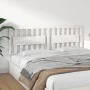 Solid white pine wood bed headboard 185.5x4x100 cm by vidaXL, Headboards and footboards - Ref: Foro24-818586, Price: 76,16 €,...