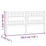 Solid white pine wood bed headboard 185.5x4x100 cm by vidaXL, Headboards and footboards - Ref: Foro24-818586, Price: 76,16 €,...