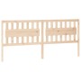 Cabecero de cama madera maciza de pino 205,5x4x100 cm de vidaXL, Cabeceros y pies de cama - Ref: Foro24-818590, Precio: 68,87...