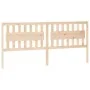 Solid pine wood bed headboard 205.5x4x100 cm by vidaXL, Headboards and footboards - Ref: Foro24-818590, Price: 50,35 €, Disco...