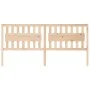 Solid pine wood bed headboard 205.5x4x100 cm by vidaXL, Headboards and footboards - Ref: Foro24-818590, Price: 50,35 €, Disco...