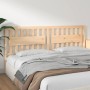 Cabecero de cama madera maciza de pino 205,5x4x100 cm de vidaXL, Cabeceros y pies de cama - Ref: Foro24-818590, Precio: 68,87...
