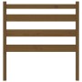 Cabecero de cama madera maciza de pino marrón miel 81x4x100 cm de vidaXL, Cabeceros y pies de cama - Ref: Foro24-818398, Prec...