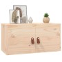 Armarios de pared 2 uds madera maciza de pino 60x30x30 cm de vidaXL, Estantes y estanterías - Ref: Foro24-818366, Precio: 84,...