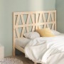 Cabecero de cama madera maciza de pino 126x4x100 cm de vidaXL, Cabeceros y pies de cama - Ref: Foro24-818610, Precio: 44,56 €...