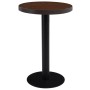 Mesa de bistró MDF marrón oscuro 50 cm en Mesas de comedor | Comprar online en Foru.es