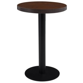 Mesa de bistró MDF marrón oscuro 50 cm en Mesas de comedor | Comprar online en Foru.es