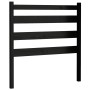 Cabecero de cama madera maciza de pino negro 96x4x100 cm de vidaXL, Cabeceros y pies de cama - Ref: Foro24-818404, Precio: 21...