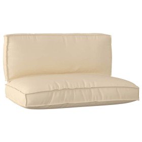 Juego de Cojines para Palets 2 pcs Beige Tela Oxford en Decoración | Comprar online en Foru.es