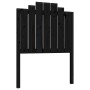 Cabecero de cama madera maciza de pino negro 81x4x110 cm de vidaXL, Cabeceros y pies de cama - Ref: Foro24-818449, Precio: 41...