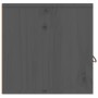 Armarios de pared 2 uds madera maciza de pino gris 60x30x30 cm de vidaXL, Estantes y estanterías - Ref: Foro24-818370, Precio...