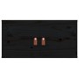 Armarios de pared 2 uds madera maciza de pino negro 60x30x30 cm de vidaXL, Estantes y estanterías - Ref: Foro24-818374, Preci...