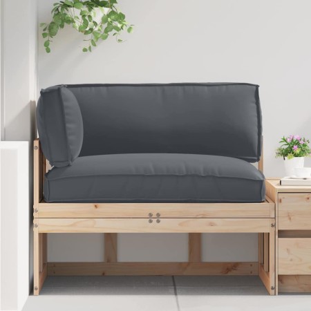 Juego de Cojines para Palets 3 pcs Antracita Tela Oxford en Decoración | Comprar online en Foru.es