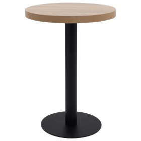 Mesa de bistró MDF marrón claro 60 cm en Mesas de comedor | Comprar online en Foru.es