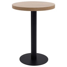 Mesa de bistró MDF marrón claro 60 cm en Mesas de comedor | Comprar online en Foru.es