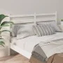 Solid white pine wood bed headboard 166x4x100 cm by vidaXL, Headboards and footboards - Ref: Foro24-818431, Price: 48,94 €, D...
