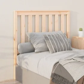 Solid pine wood bed headboard 106x6x101 cm by vidaXL, Headboards and footboards - Ref: Foro24-818505, Price: 35,25 €, Discoun...