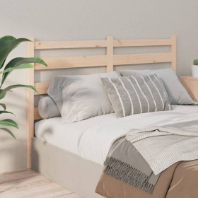 Cabecero de cama madera maciza de pino 126x4x100 cm de vidaXL, Cabeceros y pies de cama - Ref: Foro24-818410, Precio: 32,31 €...