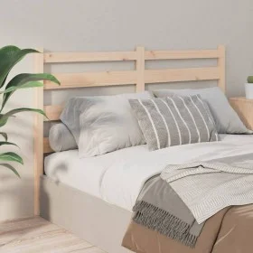 Cabecero de cama madera maciza de pino 126x4x100 cm de vidaXL, Cabeceros y pies de cama - Ref: Foro24-818410, Precio: 27,18 €...