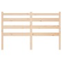 Cabecero de cama madera maciza de pino 126x4x100 cm de vidaXL, Cabeceros y pies de cama - Ref: Foro24-818410, Precio: 32,31 €...