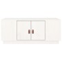 Mesa de centro de madera maciza de pino blanco 100x50x41 cm de vidaXL, Mesas de centro - Ref: Foro24-818256, Precio: 88,05 €,...