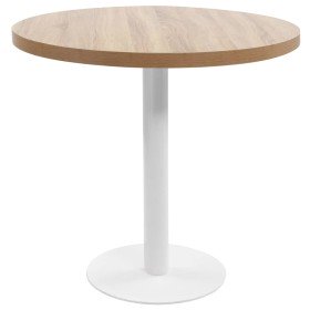 Mesa de bistró MDF marrón claro 80 cm en Mesas de comedor | Comprar online en Foru.es