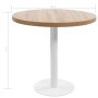 Mesa de bistró MDF marrón claro 80 cm en Mesas de comedor | Comprar online en Foru.es