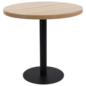 Mesa de bistró MDF marrón claro 80 cm en Mesas de comedor | Comprar online en Foru.es