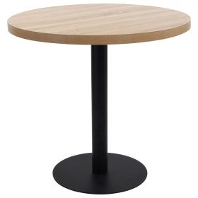 Mesa de bistró MDF marrón claro 80 cm en Mesas de comedor | Comprar online en Foru.es