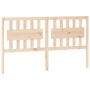 Cabecero de cama madera maciza de pino 165,5x4x100 cm de vidaXL, Cabeceros y pies de cama - Ref: Foro24-818580, Precio: 58,59...