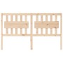 Cabecero de cama madera maciza de pino 165,5x4x100 cm de vidaXL, Cabeceros y pies de cama - Ref: Foro24-818580, Precio: 58,59...