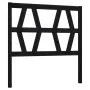 Solid black pine wood bed headboard 96x4x100 cm by vidaXL, Headboards and footboards - Ref: Foro24-818604, Price: 23,23 €, Di...