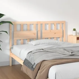 Bettkopfteil aus massivem Kiefernholz, 125,5 x 4 x 100 cm von vidaXL, Kopf- und Fußteile - Ref: Foro24-818560, Preis: 32,52 €...