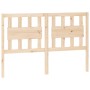Cabecero de cama madera maciza de pino 125,5x4x100 cm de vidaXL, Cabeceros y pies de cama - Ref: Foro24-818560, Precio: 32,83...