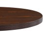 Mesa de bistró MDF marrón oscuro 80 cm en Mesas de comedor | Comprar online en Foru.es