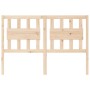 Cabecero de cama madera maciza de pino 125,5x4x100 cm de vidaXL, Cabeceros y pies de cama - Ref: Foro24-818560, Precio: 32,83...