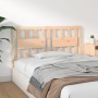 Cabecero de cama madera maciza de pino 125,5x4x100 cm de vidaXL, Cabeceros y pies de cama - Ref: Foro24-818560, Precio: 32,83...